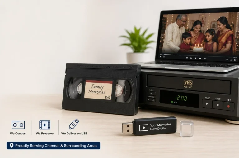 Ultimate Guide to VCR, VHS and Cassette to Digital Conversion in Chennai